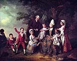 Family Group in Landscape